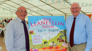 Llanfyllin Show president’s lunch attracts 220 guests