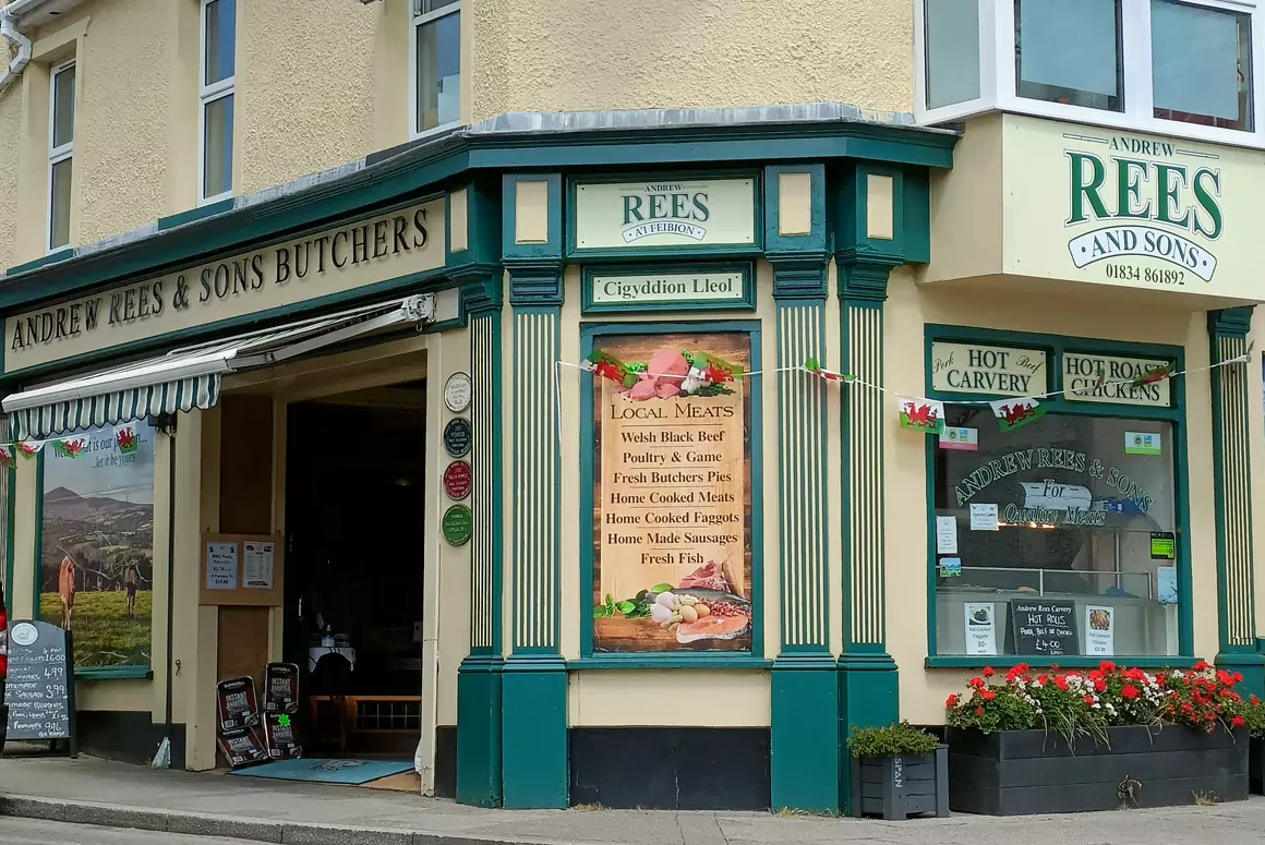 Andrew J Rees Butchers shop and Factory Store – Quality Meat & Food Store, in Narberth Andrew J Rees & Sons