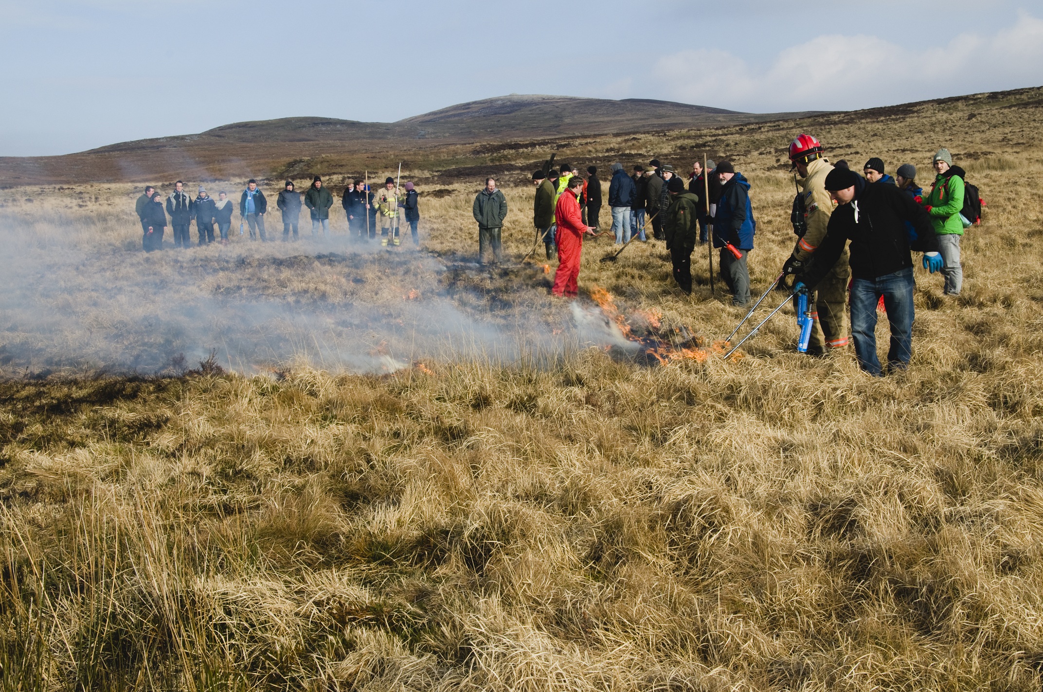 Controlled Burning to Protect Against Wildfires