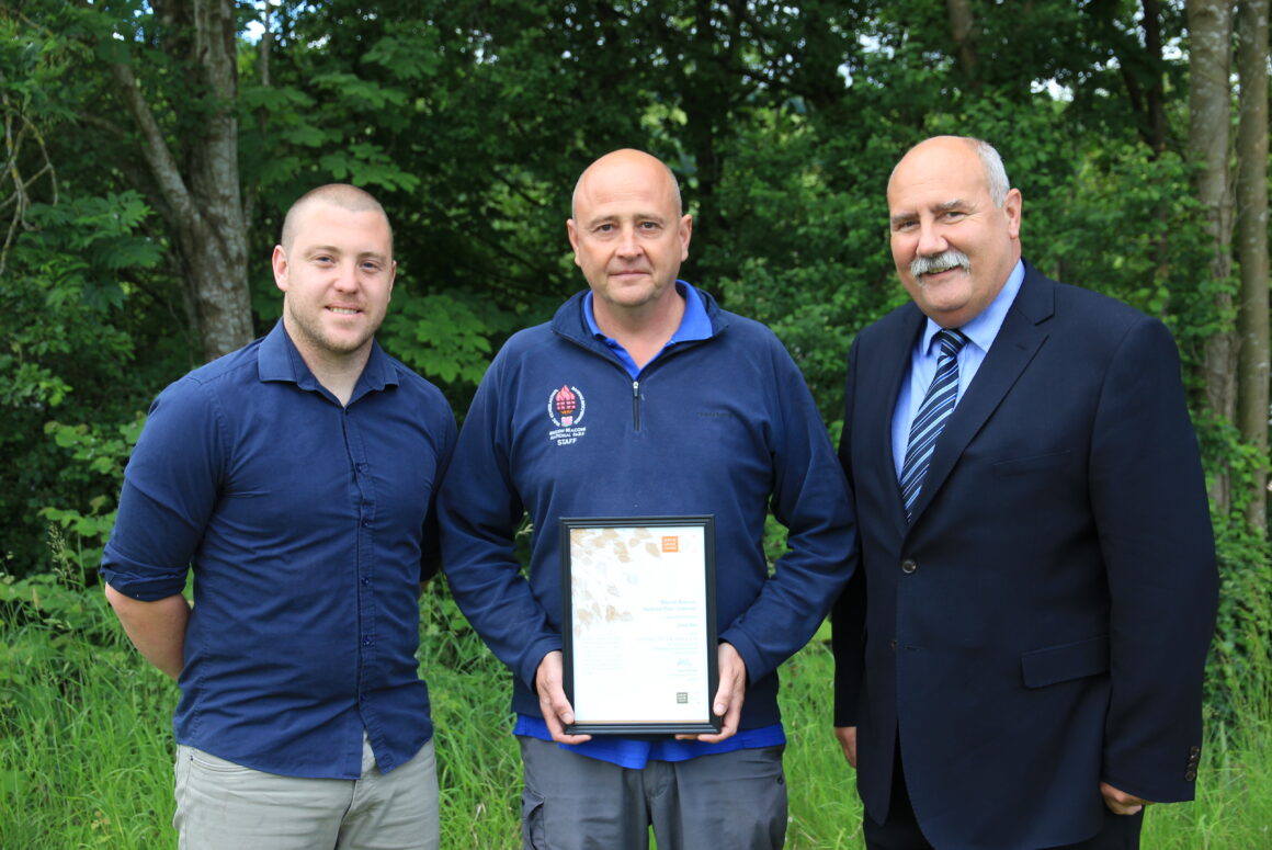Brecon Beacons National Park Assistant Conservation Officer Receives Coveted John Muir Conserver Award