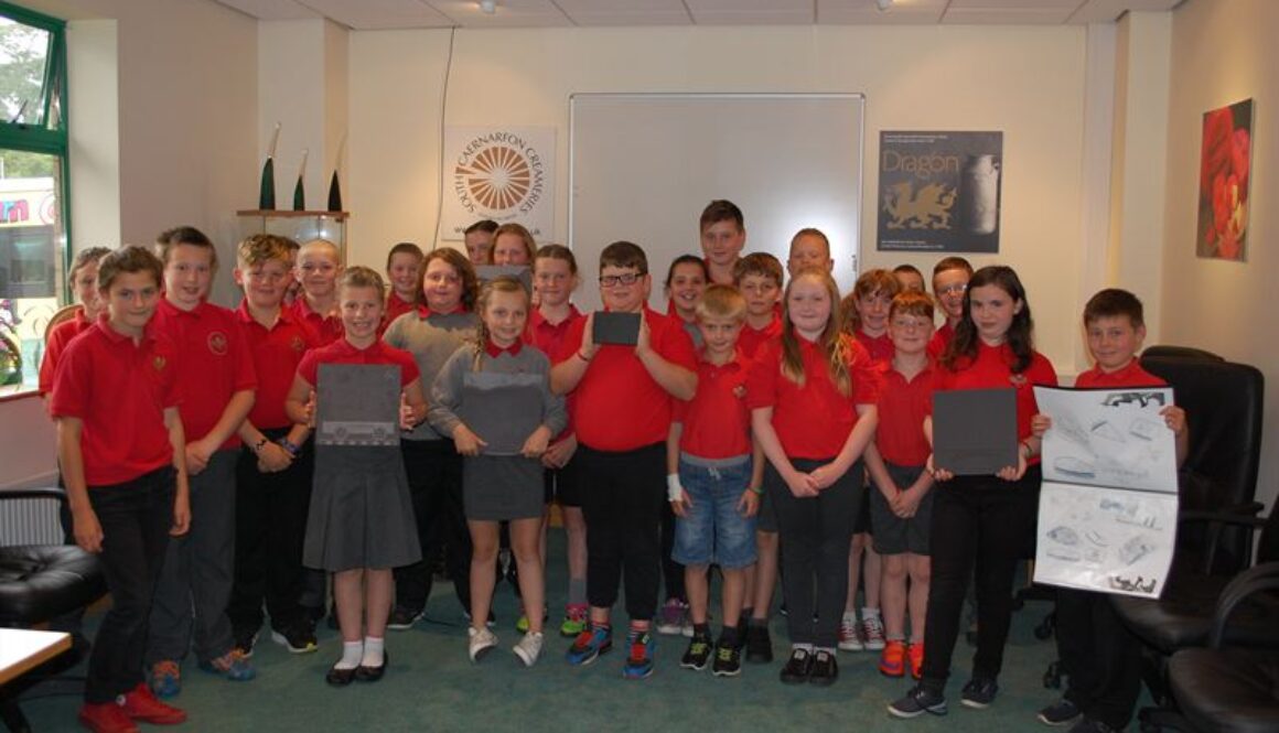 South Caernarfon Creameries showcase local school’s cheeseboard creations at Royal Welsh Show