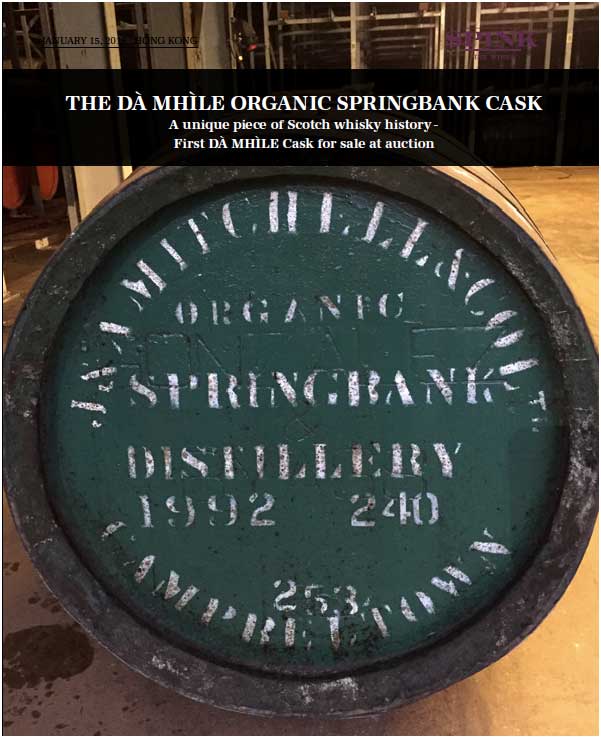 Da Mhile Smashes It's Own Record For The World's Most Expensive Organic Whisky