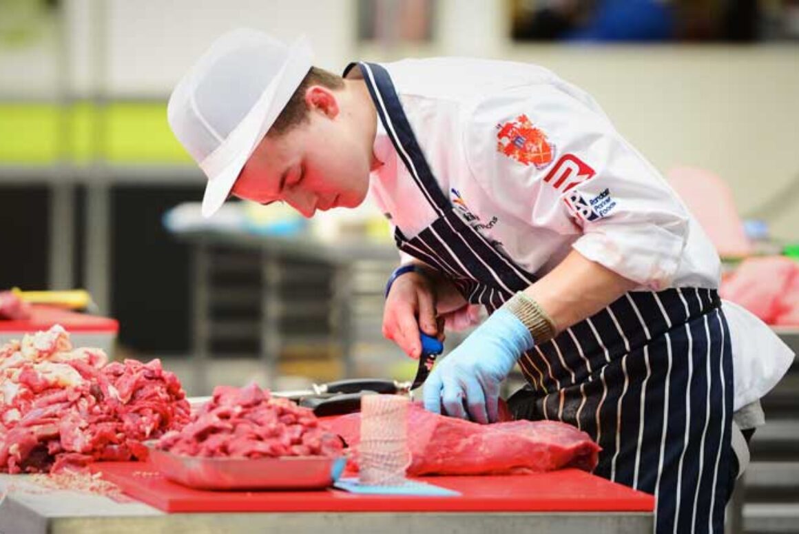 Welsh Butcher Wins WorldSkills Butchery Competition Organised by Cambrian Training Company