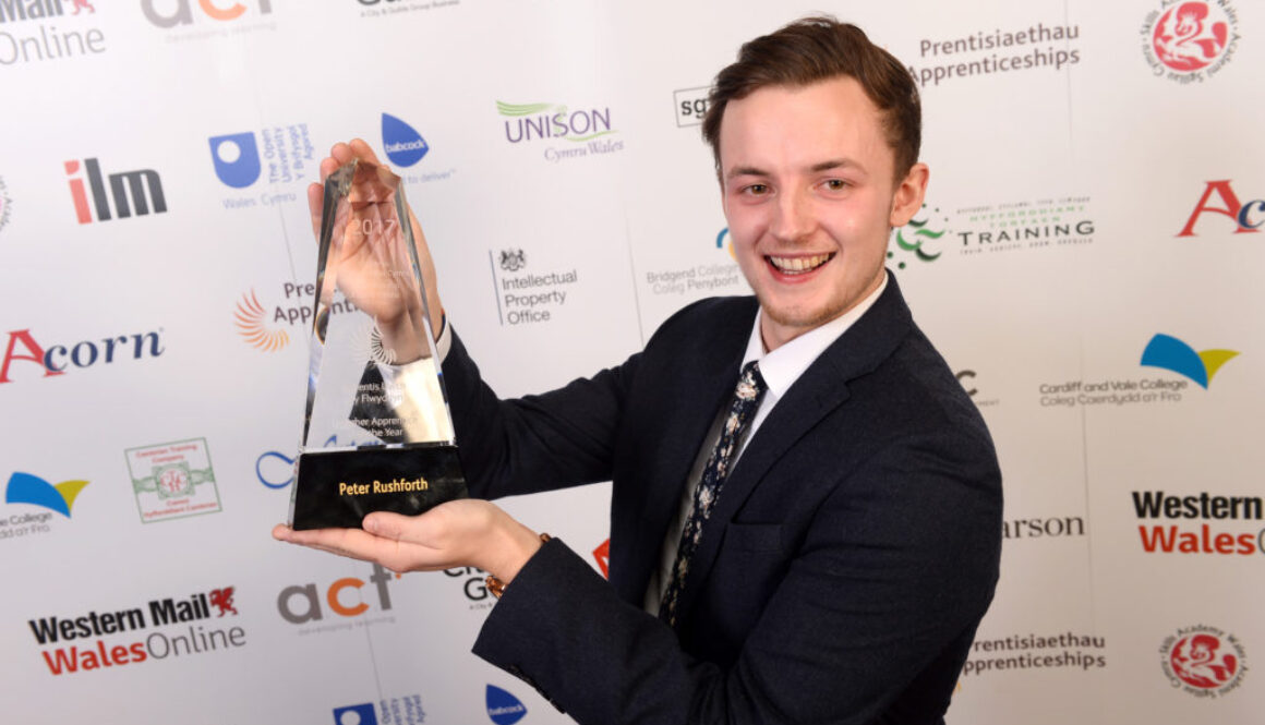 Peter Named Higher Apprentice of the Year