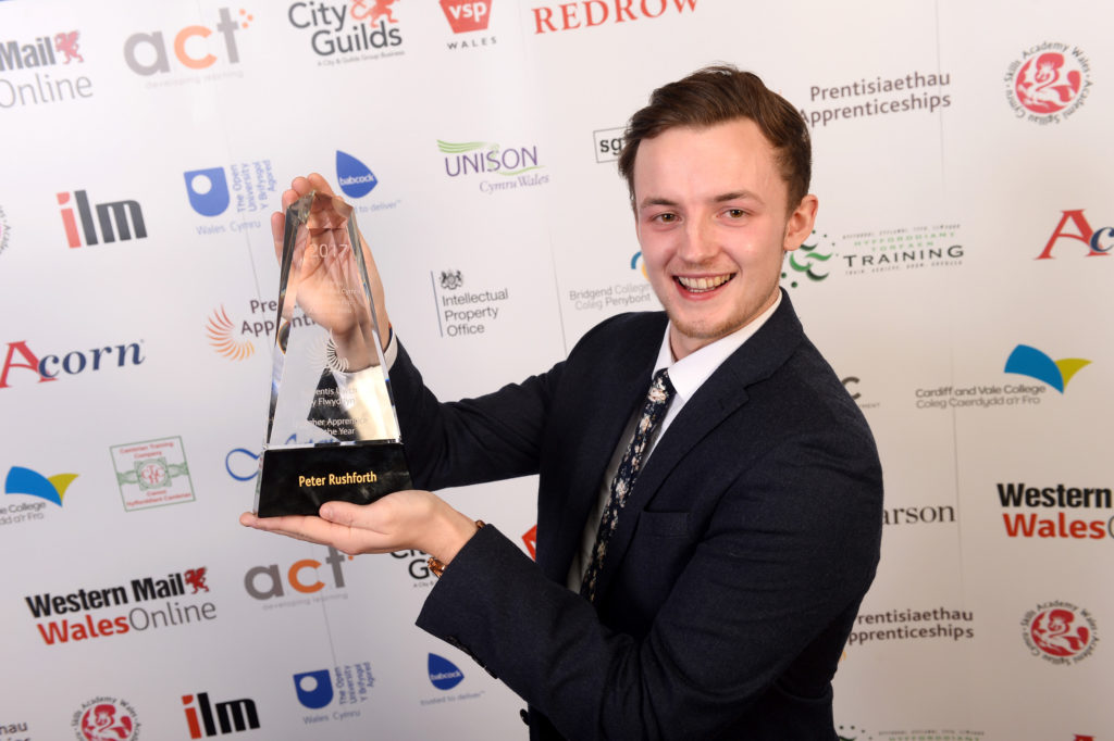 Peter Named Higher Apprentice of the Year