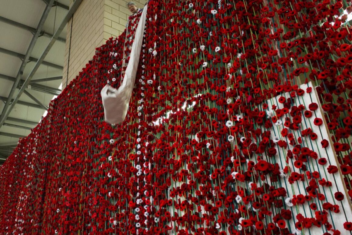 Wonderwool Wales Had the Highlight of a Commemorative Curtain