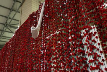 Wonderwool Wales Had the Highlight of a Commemorative Curtain