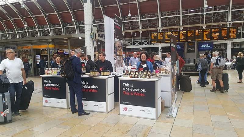 Welsh Food and Drink Perused by Paddington Passengers
