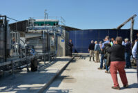 slurry project at coleg sir gar Prosiectslyri Project showing a general view of the infrastructure on the open day