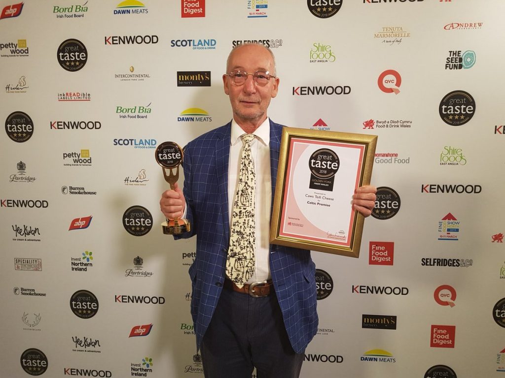 Golden Fork Awarded to Caws Teifi Cheese