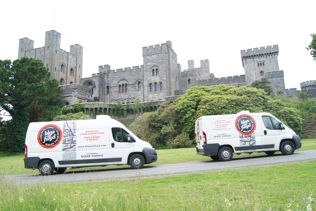 Blas ar Fwyd refrigerated vans