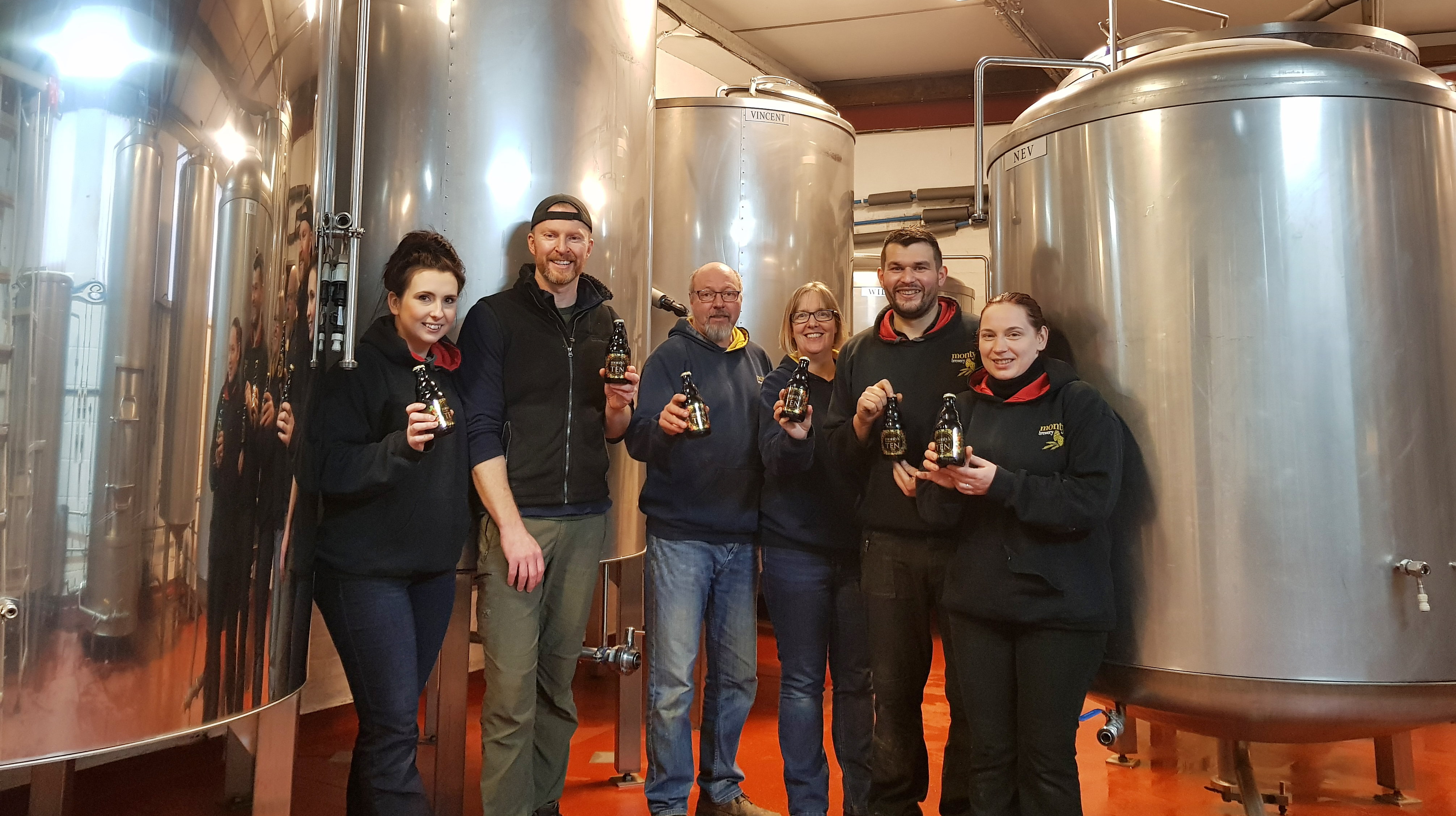 Monty's Brewery Team Photo