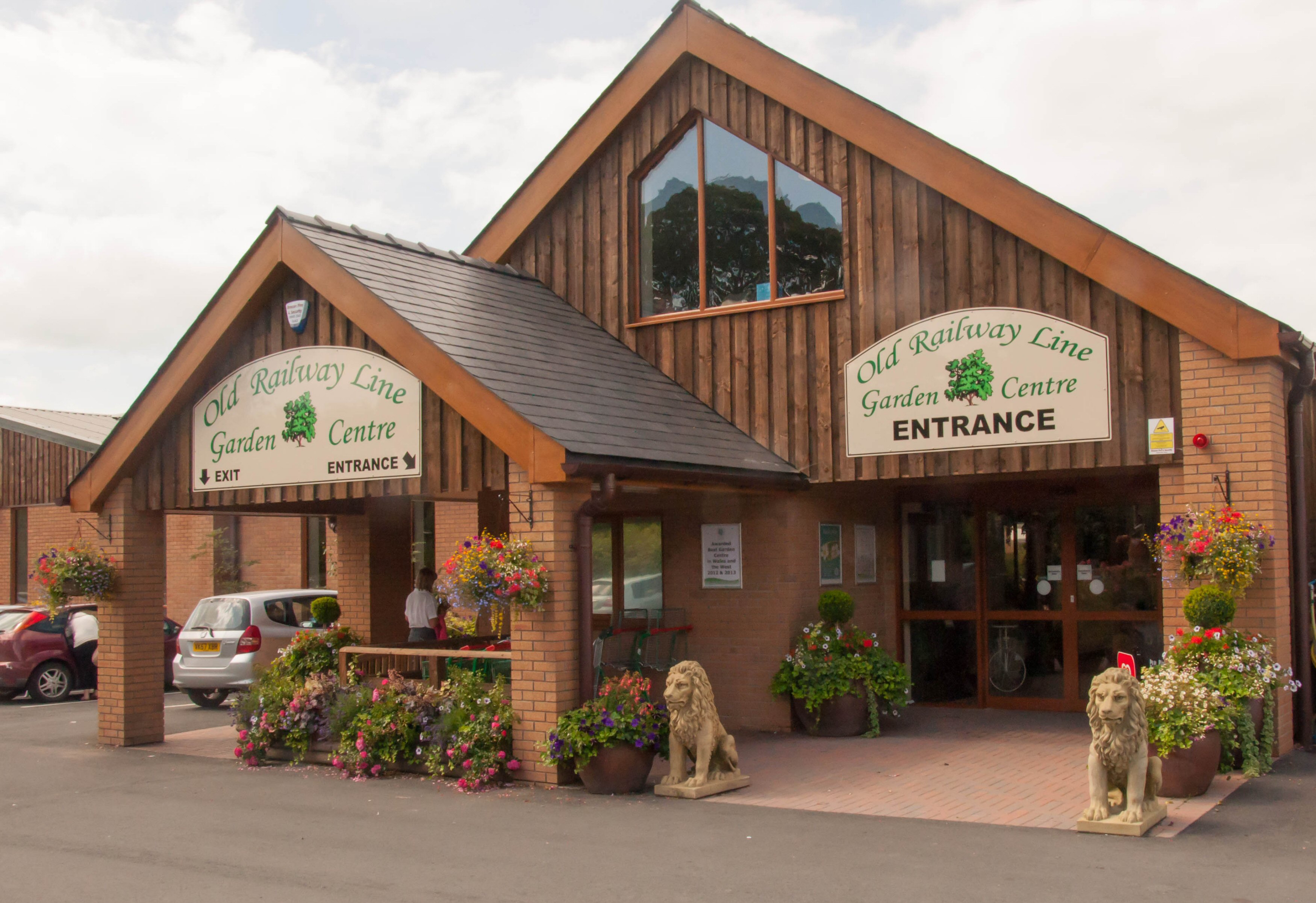 old railway line garden centre