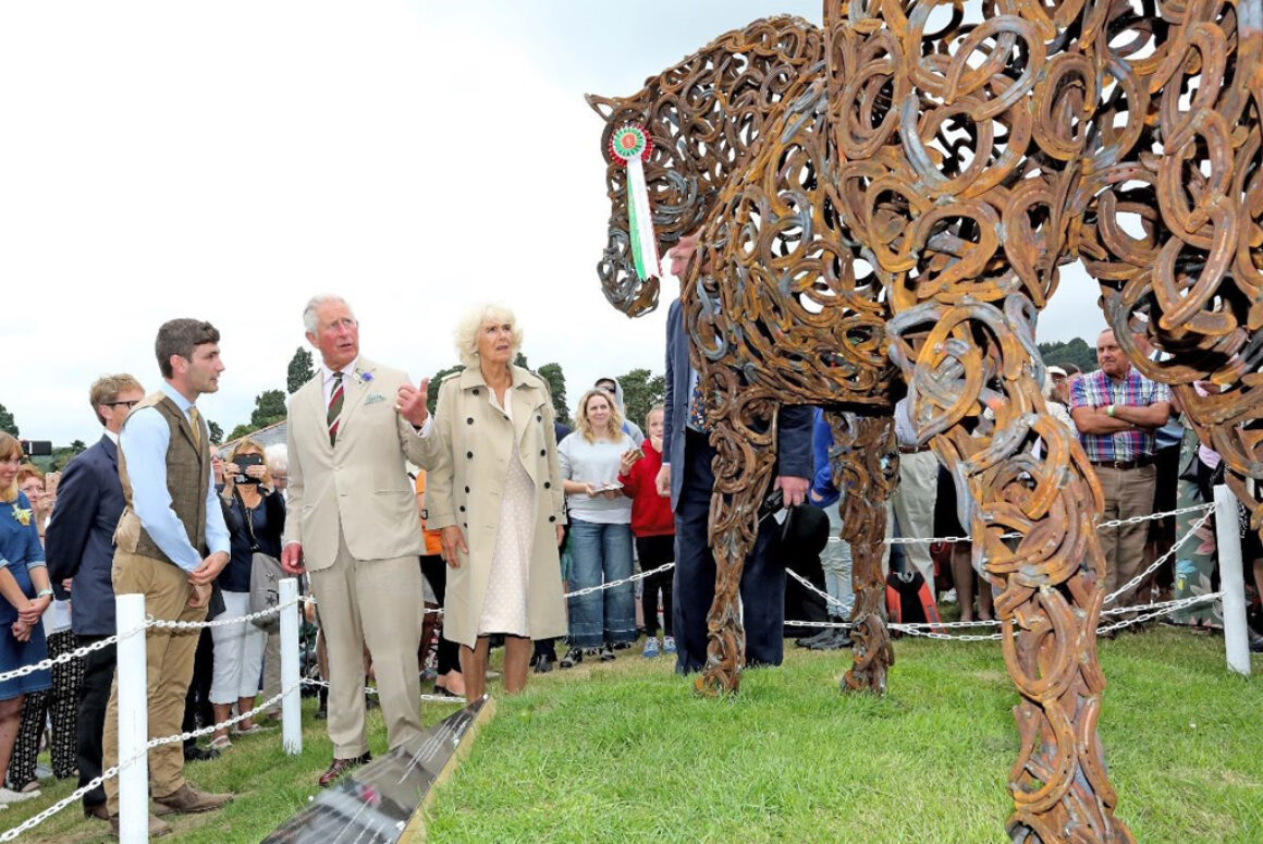 Fire and Passion, a Welsh Cob Stallion Sculpture