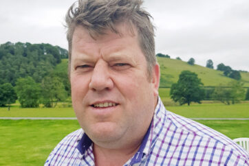 Show chairman Dyfrig Jones maintaining a family tradition