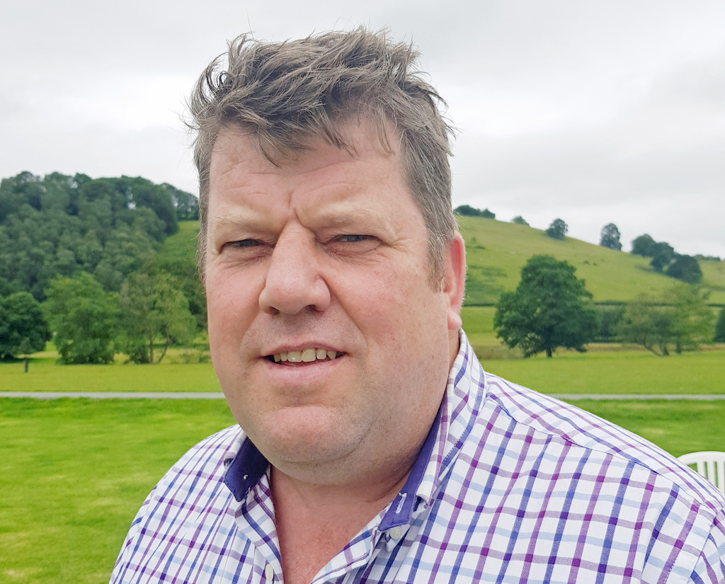 Show chairman Dyfrig Jones maintaining a family tradition