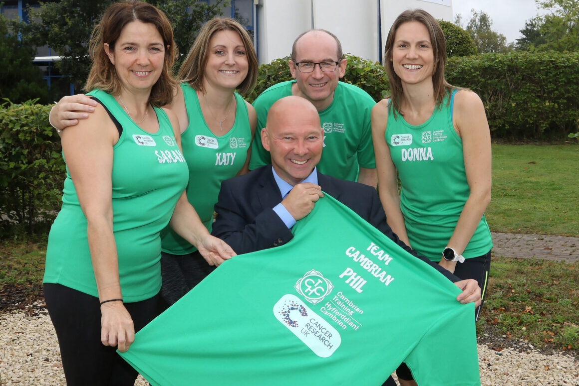 Cambrian Training Staff Clock up 1,125 Miles for Cancer Research
