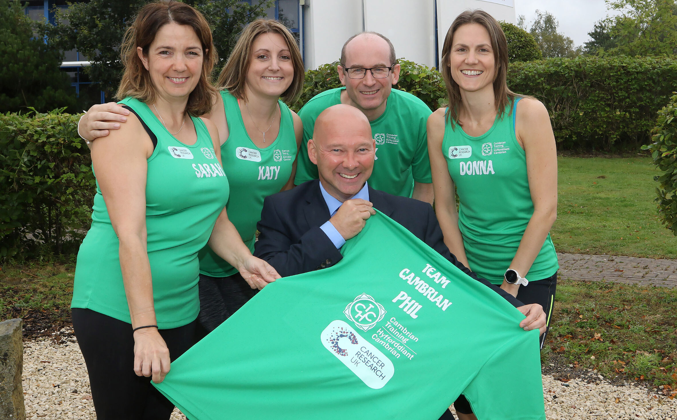 Cambrian Training Staff Clock up 1,125 Miles for Cancer Research