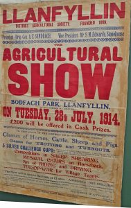 llanyfyllin shows 1914 poster