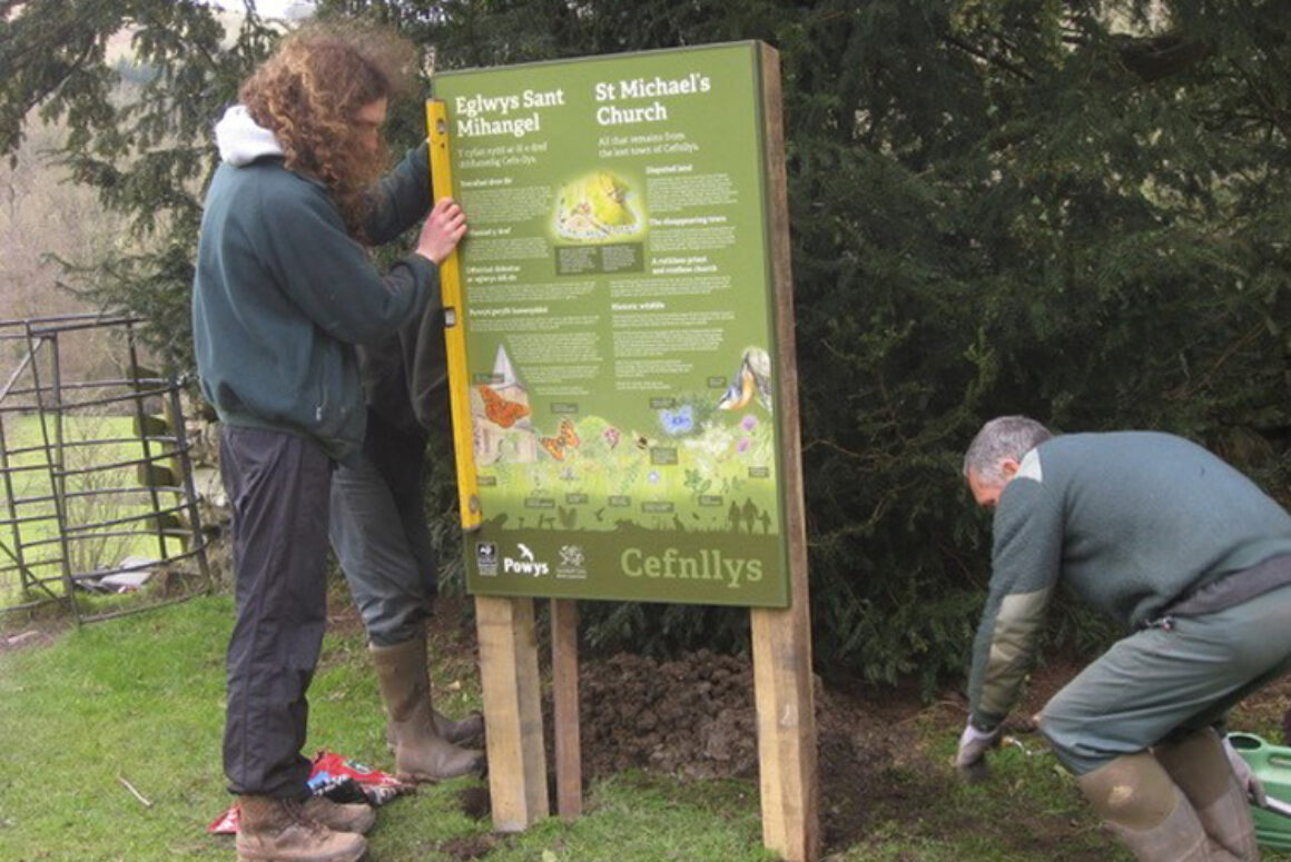 Information Board Installed in Churchyard
