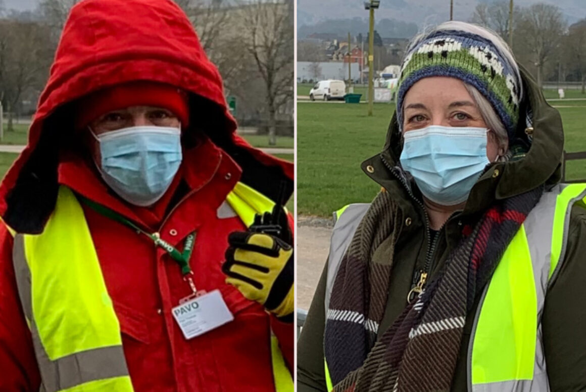 More Than 8,000 Voluntary Hours Given in Support Of Powys’ Mass Vaccination Centres