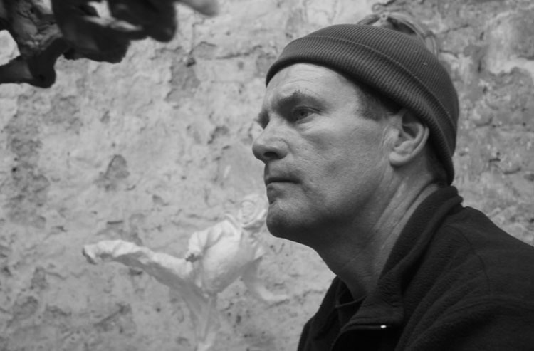Nick Eames in his studio