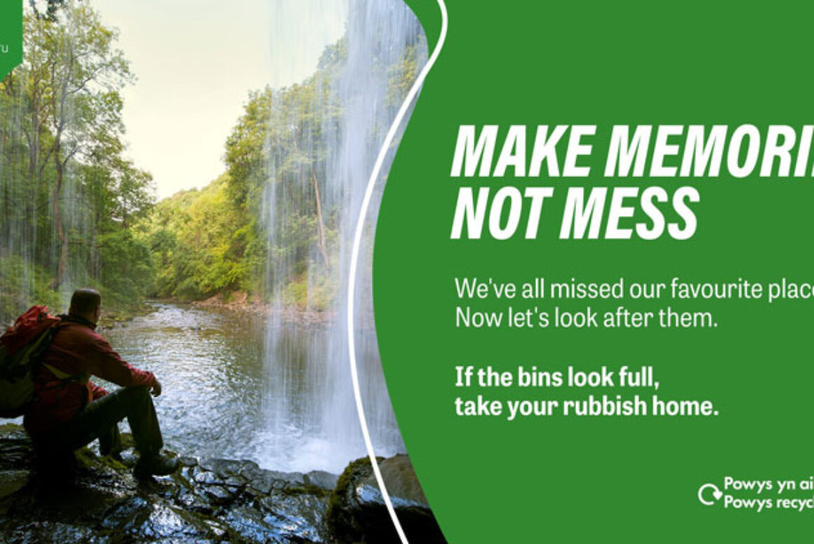 ‘Make Memories, Not Mess’ Urges Powys County Council