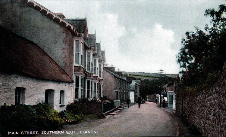 Llanon, Main Street - southern exit