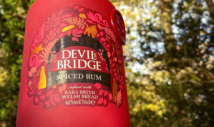 Devil's Bridge Spiced Rum Infused with Bara Brith | Welsh Country