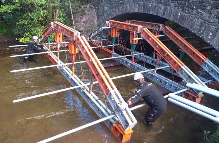 Repairs to a Grade II listed Powys bridge wins national eBridges award