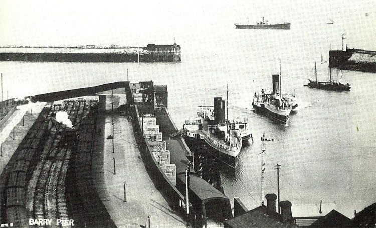 Barry Docks and Railway Station