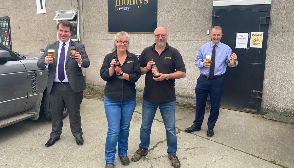 Secretary of State Visits Monty’s Brewery