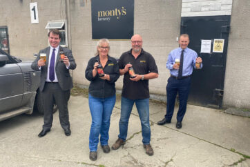 Secretary of State Visits Monty’s Brewery