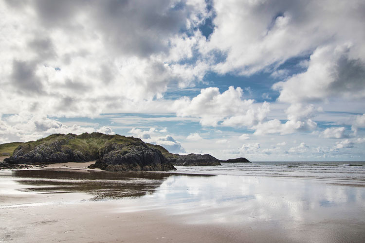 Llanddwyn beach