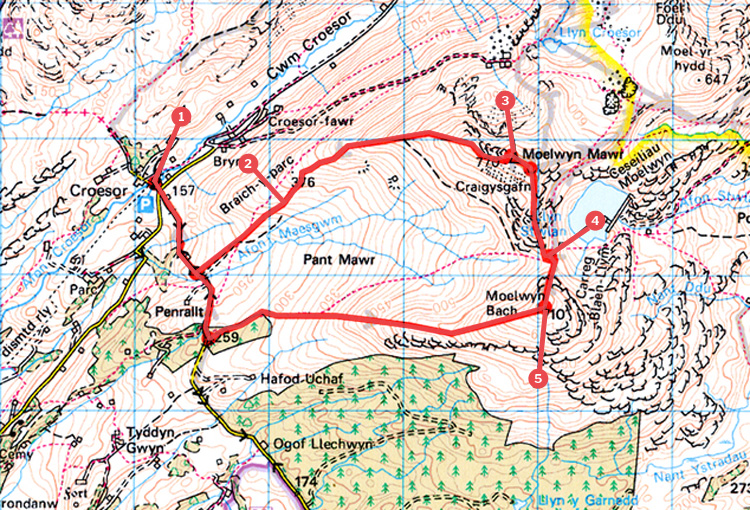 Map and route