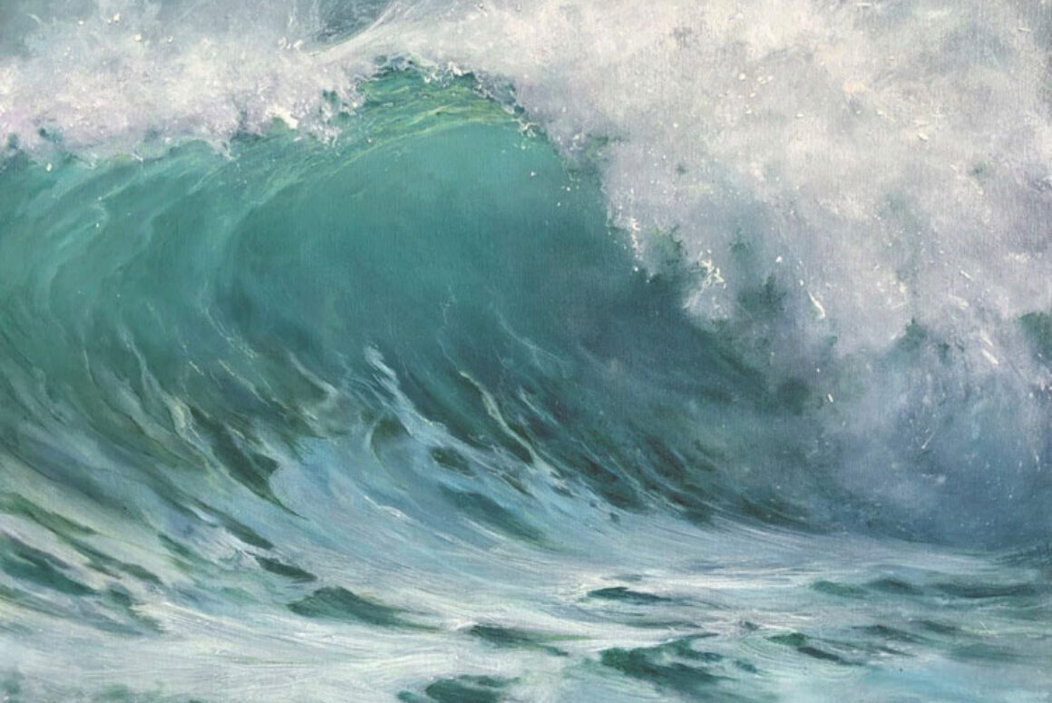 Seascape by Pembrokeshire Artist Selected for National Marine Art Exhibition