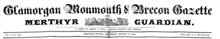 Th eGlamorgan Monmouth and Brecon Gazette