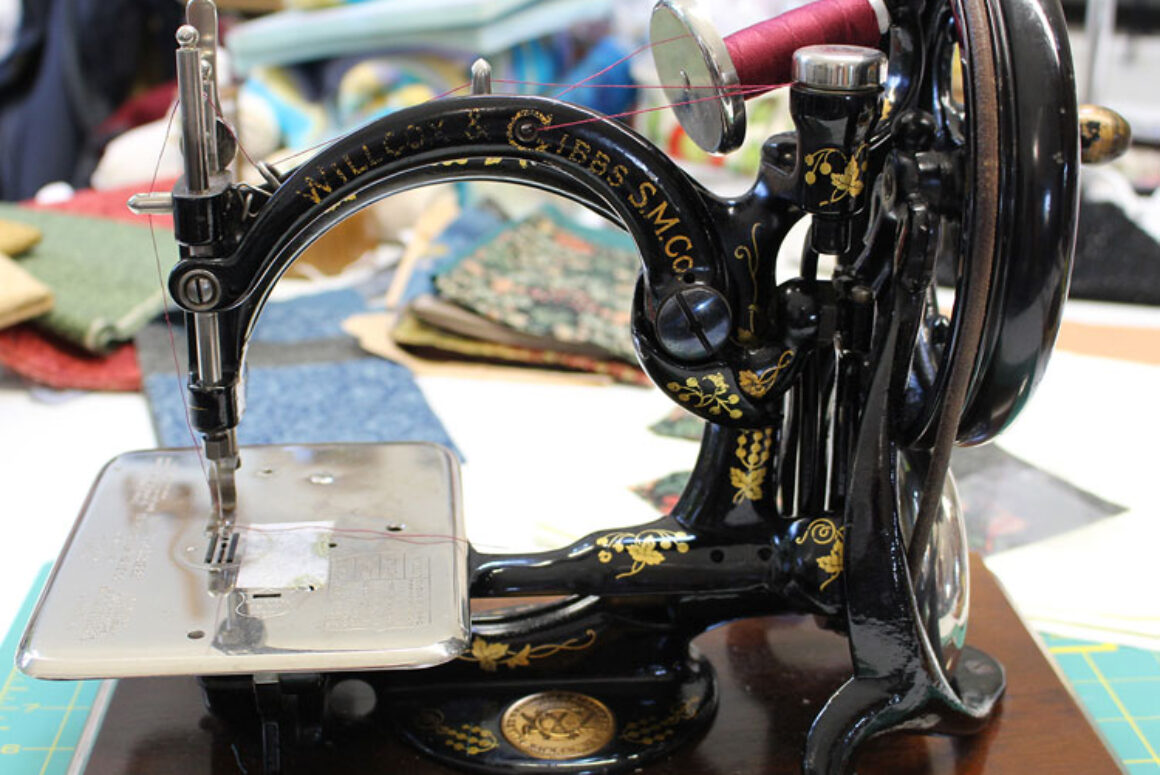 Sewing with a Willcox & Gibbs Sewing Machine … and more