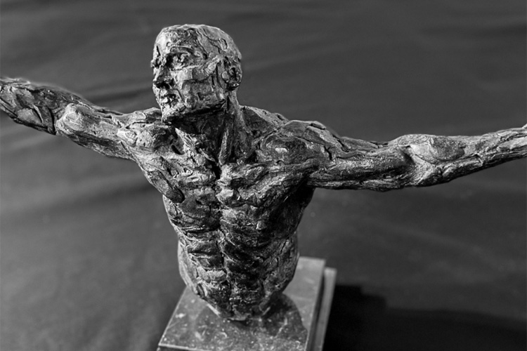Dr Alan Pascuzzi sculpture