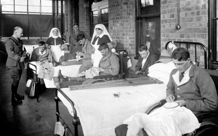 World War 1 mystery bedspread