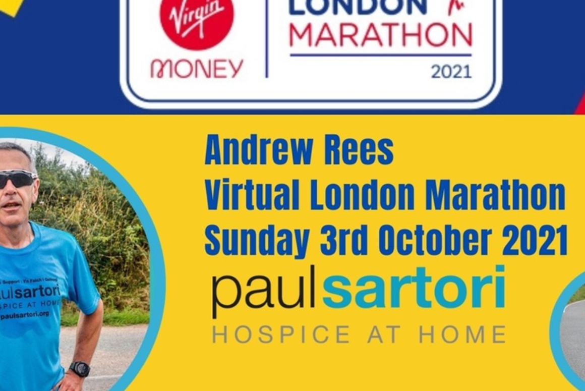 Andrew Rees Runs Virtual Marathon for Paul Sartori