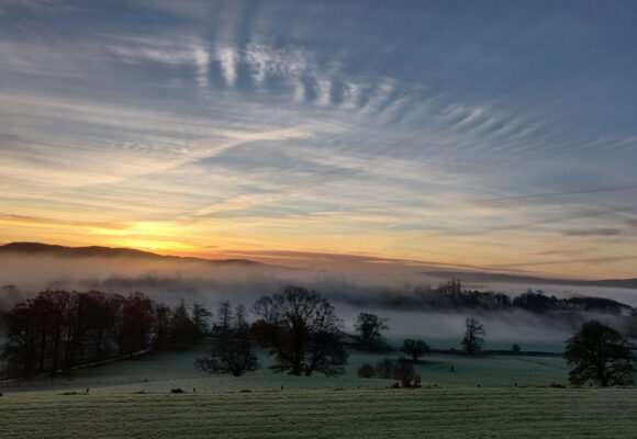 Winter light over the Wye