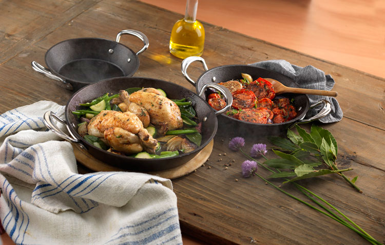 Britannia Cast Iron Skillet Frying Pan from Samuel Groves 