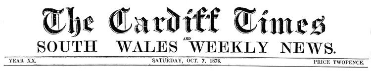 The Cardiff Times - October 1876 - Cardiff Theatre