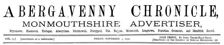 Abergavenny Chronicle 1909