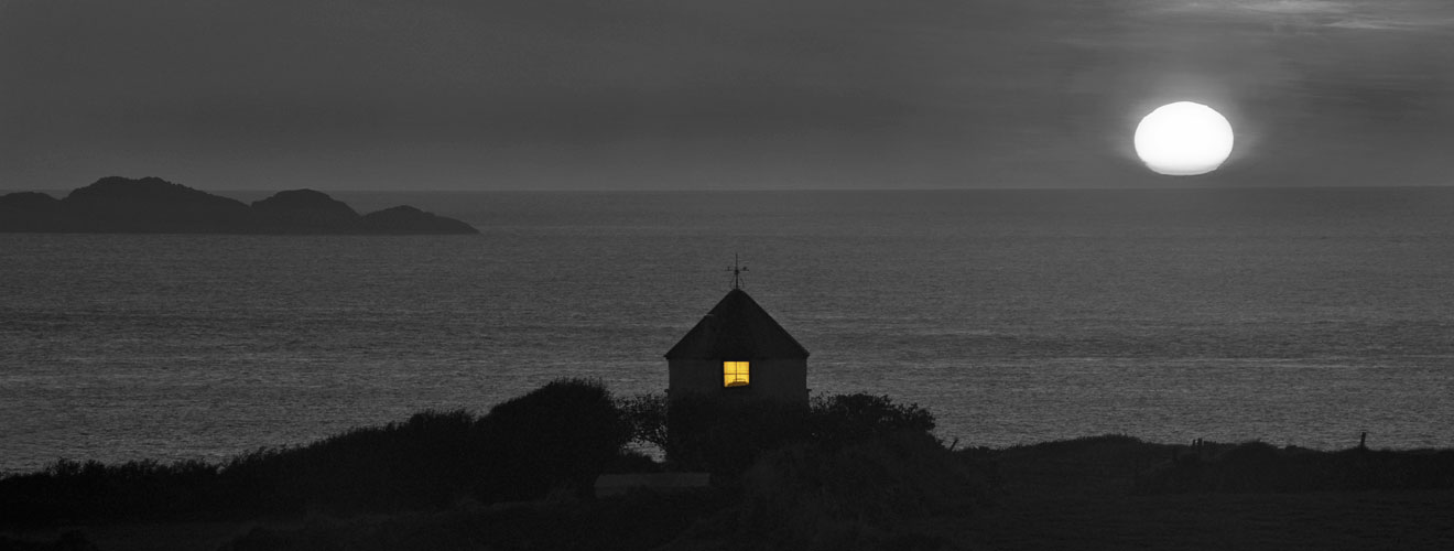 St Justinians Church Moonrise - Nigel Forster St Justinians Church Moonrise - Nigel Forster