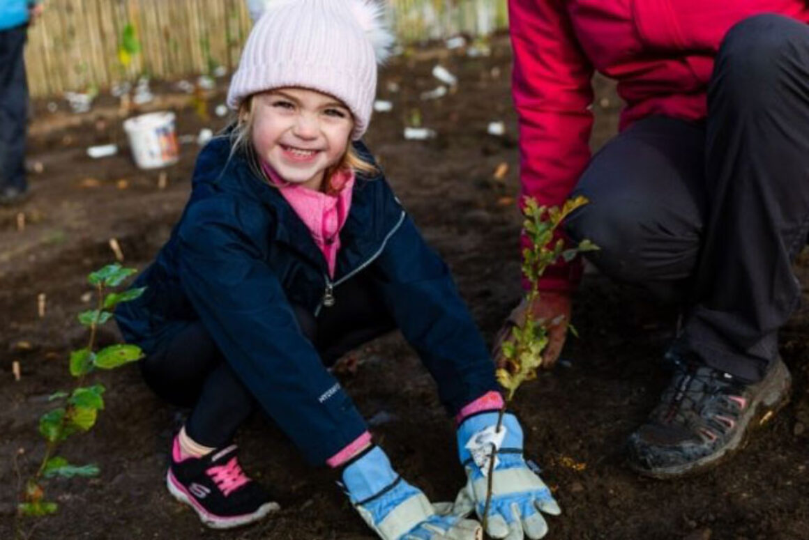 Success for Caerphilly Tiny Forest’s Planting Day
