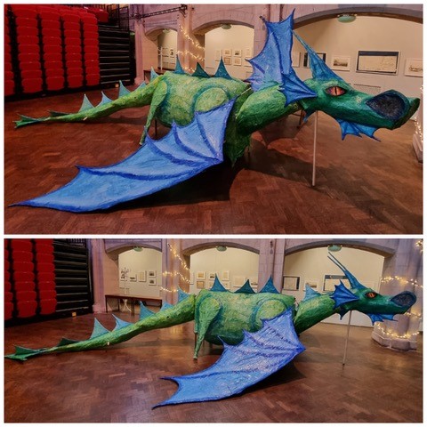 A Welsh Dragon Emerges from Ucheldre 