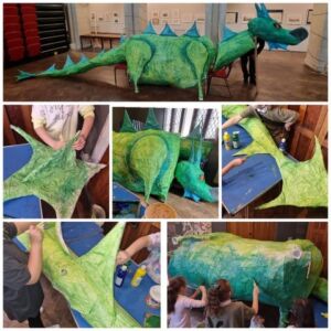 A Welsh Dragon Emerges from Ucheldre