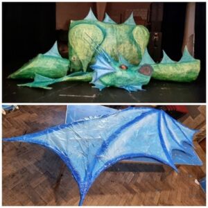 A Welsh Dragon Emerges from Ucheldre